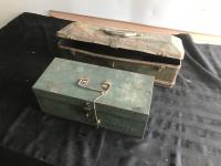 (2) Antique Toolboxes