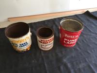 (3) Antique Cans