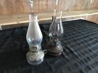 (2) Oil Lamps 