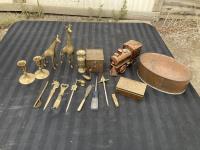 Qty of Brass Items 