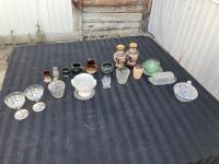 Qty of Glass and Ceramic Ware 