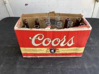 Coors Box w/ Glass Bottles 