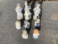 (8) Porcelain Figurines 