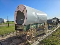 Covered Horse Drawn Wagon