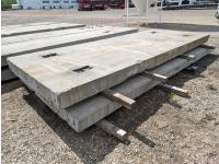 (2) 6 Ft X 15 Ft Concrete Pads