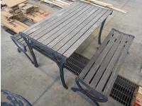 Patio Table with (2) Bench Seats