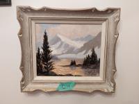 Kay Ratledge (Crowfoot Glacier) Oil Canadian Artwork
