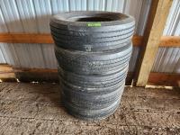 Set of (4) Tires Michelin XRV 225/70R19.5