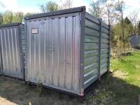 Metal Container On Skid