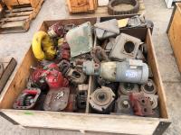 Assortment of Gear Boxes, Hydraulic Motors and Misc Hardware