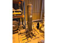 (1) Accumulator on Stand, (1) Flanged Shock Absorber