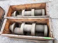 (2) Oilwell Pump Crankshafts