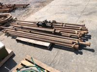 Qty of 2-3/8 Inch Line Pipe with Hammer Unions