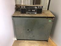 Steel Cabinet with Contents