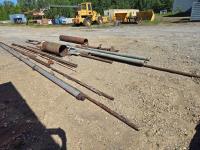 Qty of Pipe, Flat Bar and Misc Steel
