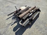 Pallet of Scrap Iron and Various Metal Pieces