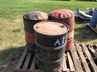 (3) Empty 45 Gallon Drums