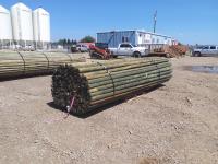 (150) 2-3 Inch X 14 Ft Treated Blunt Fence Rail