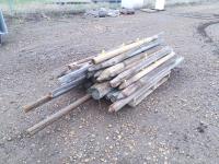 Qty of Misc Lengths of Fence Posts