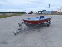 14 Ft Fishing Boat with Trailer