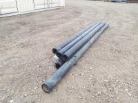 (6) Bundle of HDPE 6 Inch Pipe