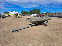 12 Ft Aluminum Boat with Trailer