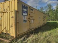 (1) 40 Ft Shipping Container On Skids