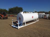 Double Walled 1000 Gallon Fuel Tank On Skid