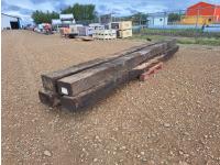 (4) 14 - 16 Ft 8 Inch X 12 Inch Timbers