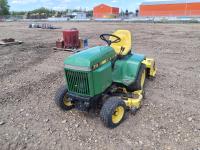 John Deere 318 Lawn Tractor with Rototiller