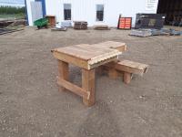 Custom Built Shooting Table with Seat