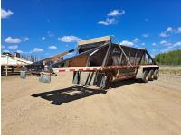 2013 North Country 42 Ft Tri-Axle Clam Bottom Dump Trailer