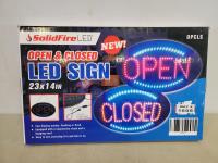 Solidfire LED Open & Closed LED Sign