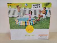 Sun Squad Inflatable 3-Ring Pool