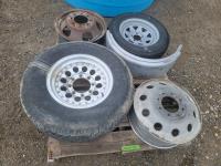 Qty of Tires, Rims and Trailer Fenders