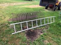 10 Aluminum ladder, 5 wire mesh fencing