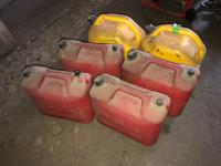 (6) 5 Gallon Jerry Cans