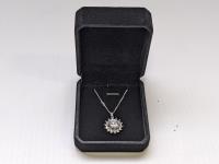 Smartlife 5.0 Ct Moissanite Diamond Sunburst Necklace
