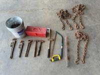 Qty of Hand Tools and Chains