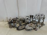 Qty of Vintage Silver Cookware