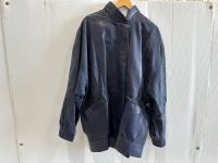 Dark Blue Leather Jacket