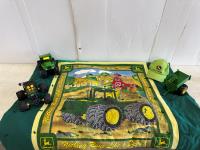 John Deere Quilt, Youth Baseball Cap and Toys