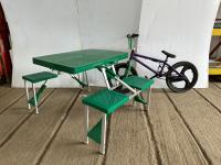 Folding Table and Bmx