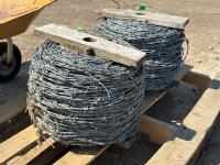 (2) Rolls of Barbed Wire Fence
