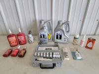 Qty of Shop Fluids and Vehicle Parts