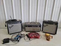 (2) Fender Amplifiers and Traynor Amplifier