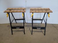 Ultra Steel (2) Foldable Workbenches