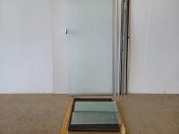 Glass Shower Door and Shelves