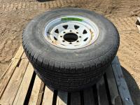 (2) Trailer Tires St235/80R16