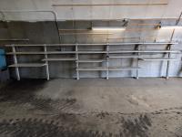 (20) Metal Adjustable Shelves w/ Wall Mounts